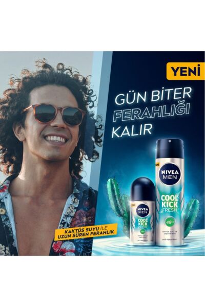 Nivea Roll-on Erkek 50 ML.Fresh Cool Kick