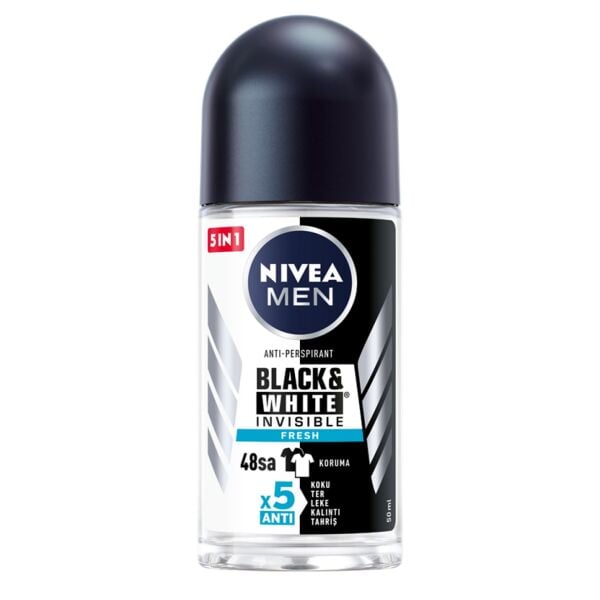 Nivea Men Roll-On Invisible Black&White 50 ml