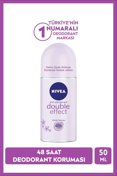 Nivea Double Effect Kadın Roll On 50 ml