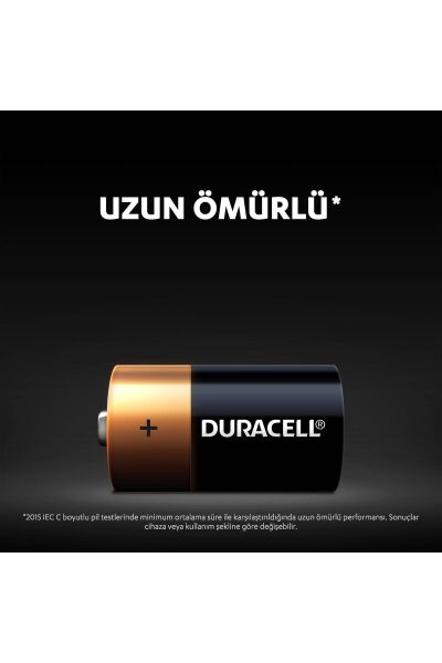 Duracell C Orta Pil 2'li