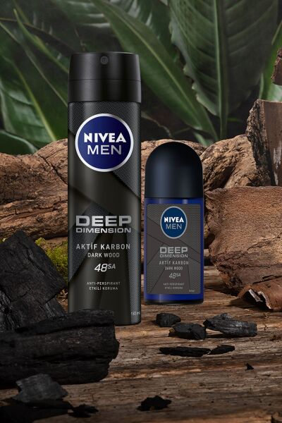 Nivea Men Erkek Sprey Deodorant Deep Dimension 150ml