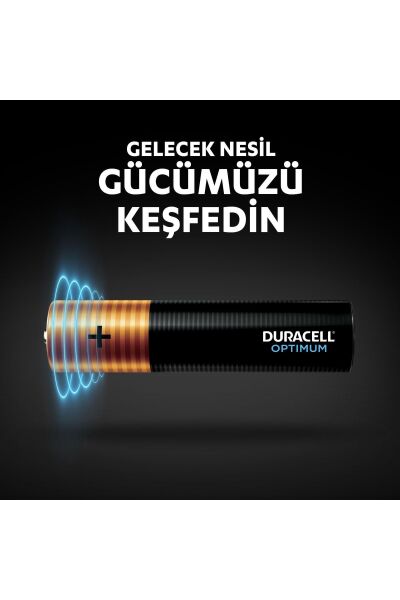 Duracell İnce Pil 4’lü Optium AAA