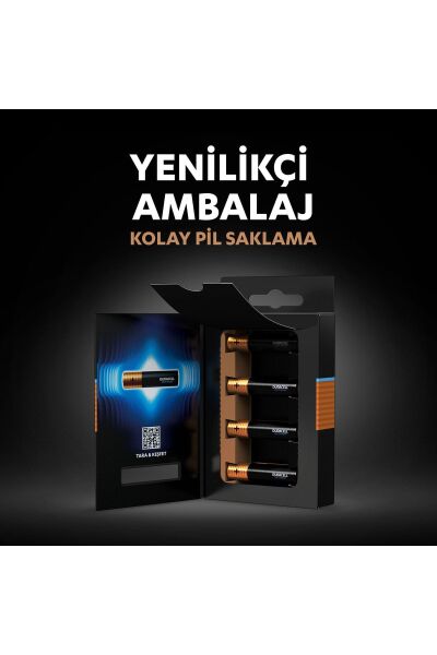 Duracell İnce Pil 4’lü Optium AAA