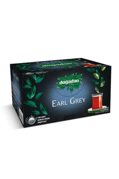 Doğadan 100 Adet Demlik Poşet Siyah Çay Earl Grey