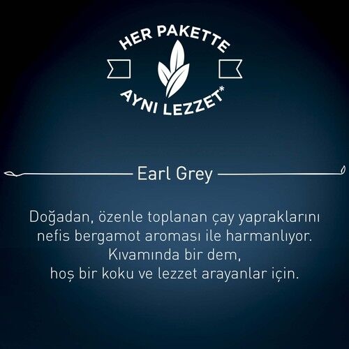 Doğadan 100 Adet Demlik Poşet Siyah Çay Earl Grey