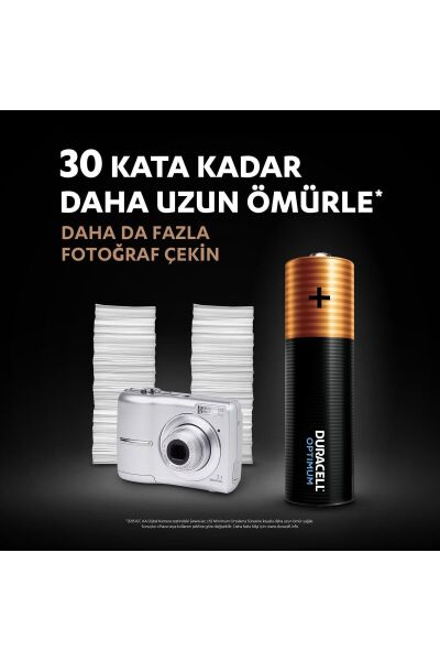 Duracell Kalem Pil 4’lü Optium AA