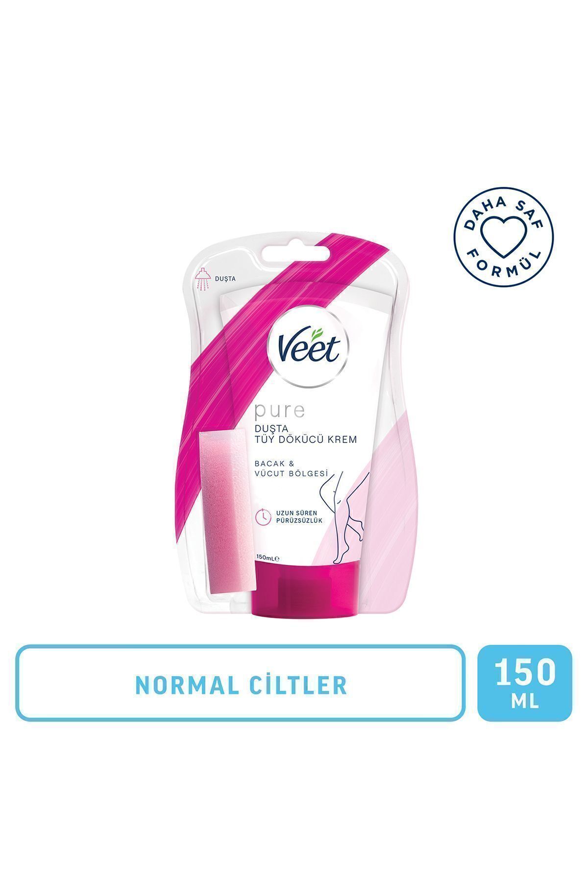 Veet Pure Tüy Dökücü Krem Duşta Normal Ciltler İçin 150 ml
