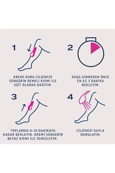 Veet Pure Tüy Dökücü Krem Duşta Normal Ciltler İçin 150 ml