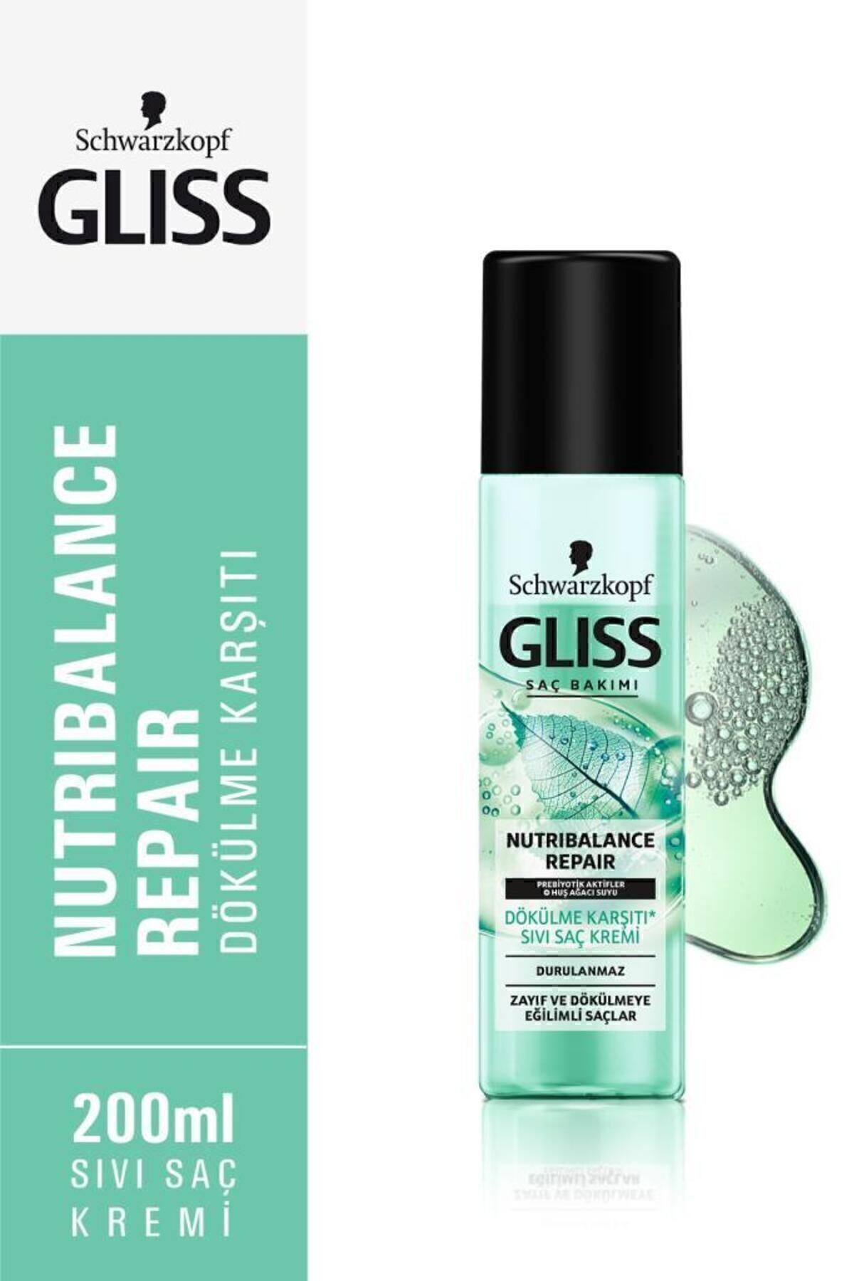 Gliss Sıvı Saç Kremi Nutri-Balance Repair 200 ml