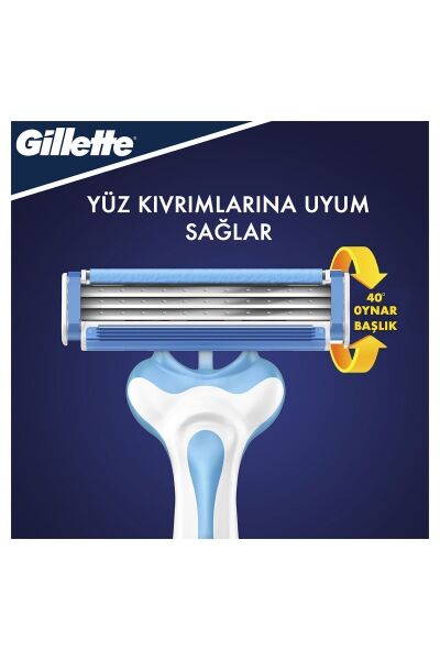 Gillette Blue3 Cool Kullan At Tıraş Bıçağı 3'lü