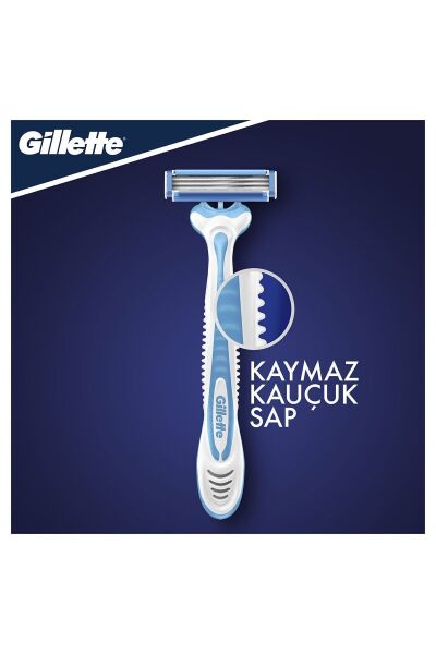 Gillette Blue3 Cool Kullan At Tıraş Bıçağı 3'lü