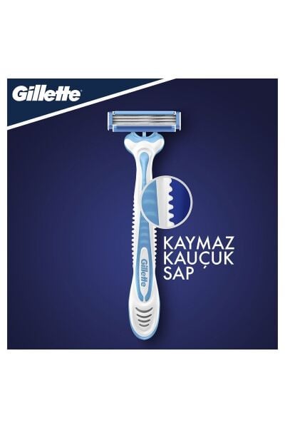 Gillette Blue3 Cool Kullan At Tıraş Bıçağı 3'lü