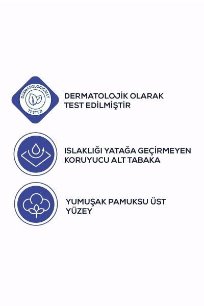 Moly 60x90 cm 30'lu Yatak Koruyucu Örtü