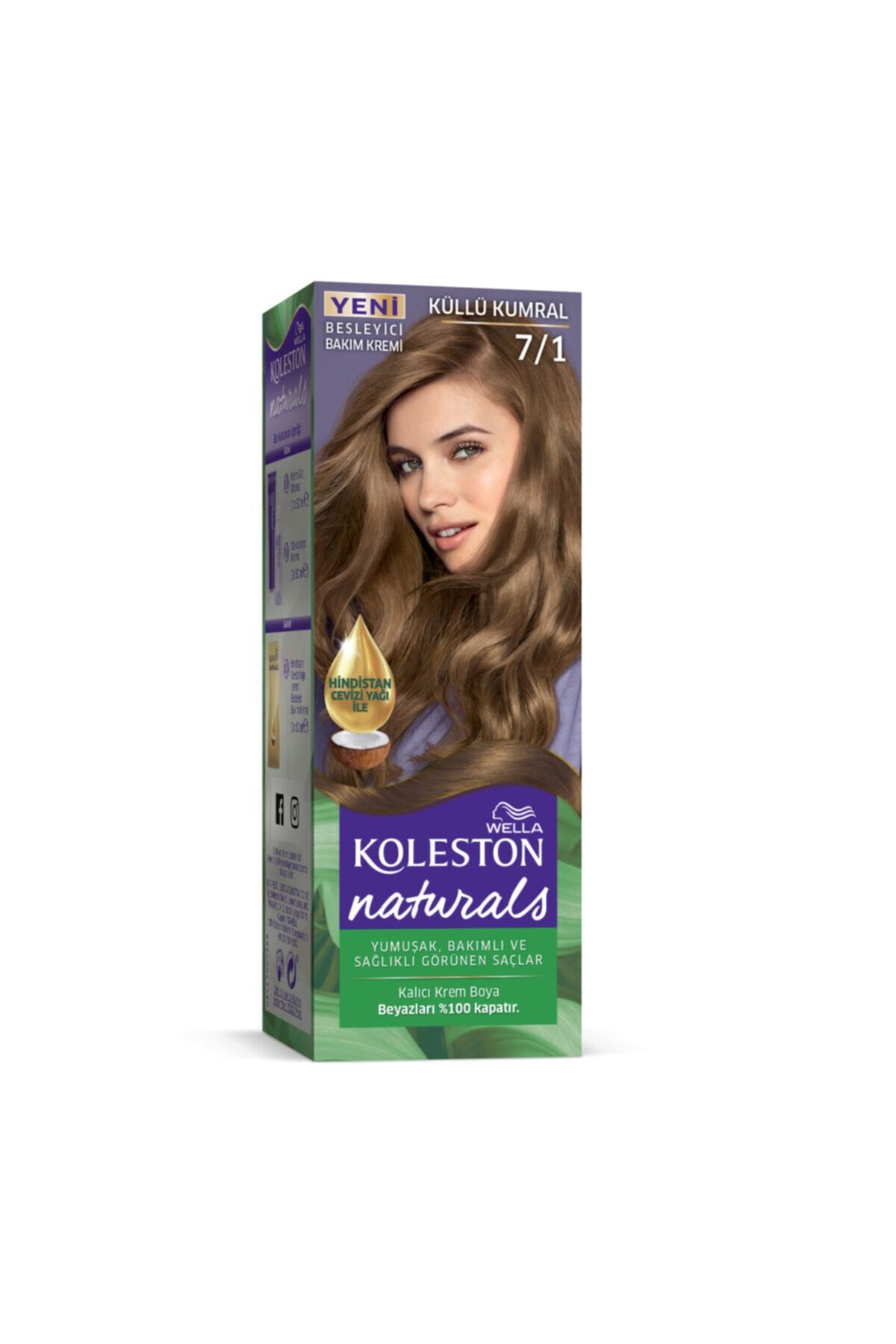Wella Koleston Naturals Saç Boyası 7/1 Kumral
