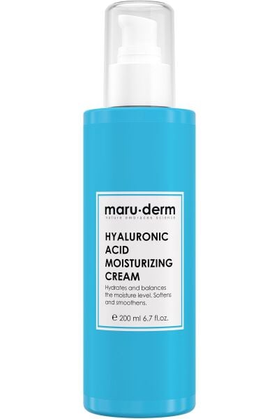 Maruderm Hyalüronik Asit Nemlendirici Yüz ve Vücut Cilt Bakım Kremi 200 ml