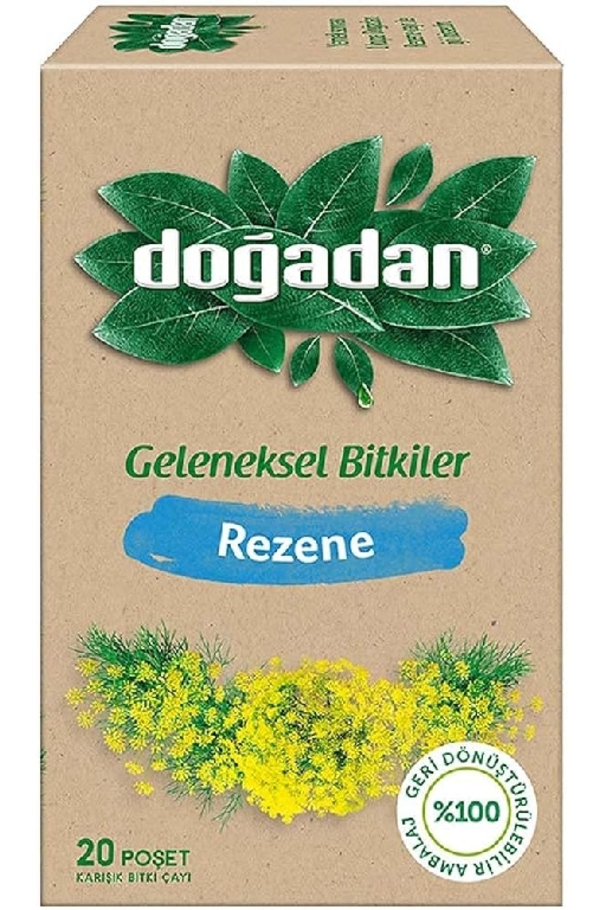 Doğadan 20'li Yumuşak İçimli Yeşil Çay Sade