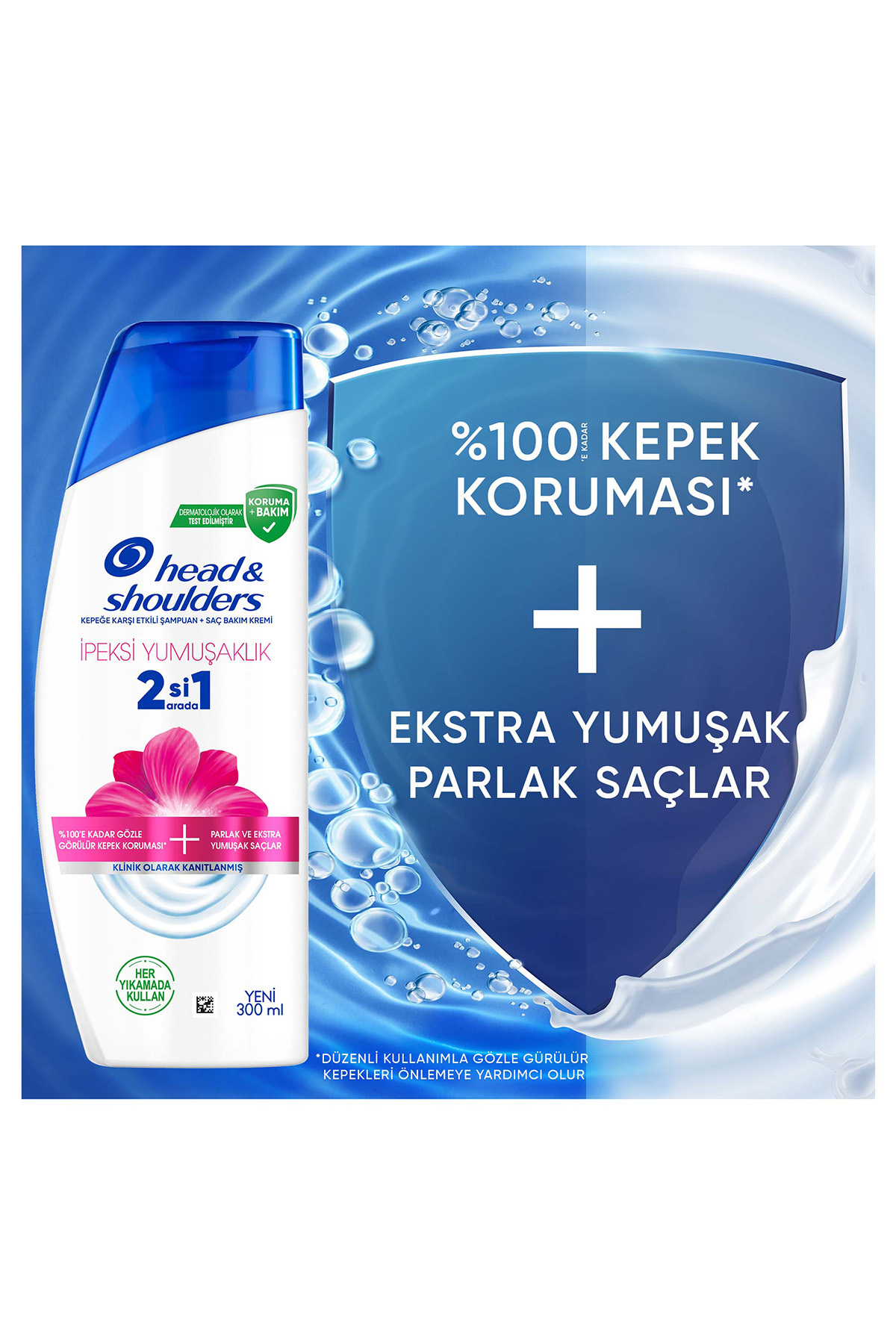 İpeksi Yumuşaklık 2si1 Arada Şampuan 300 ml