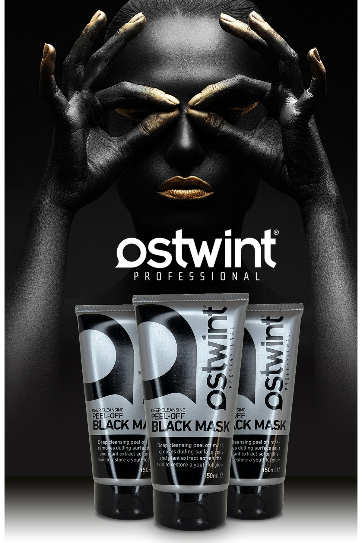 Soyulabilir Siyah Maske 150 ml