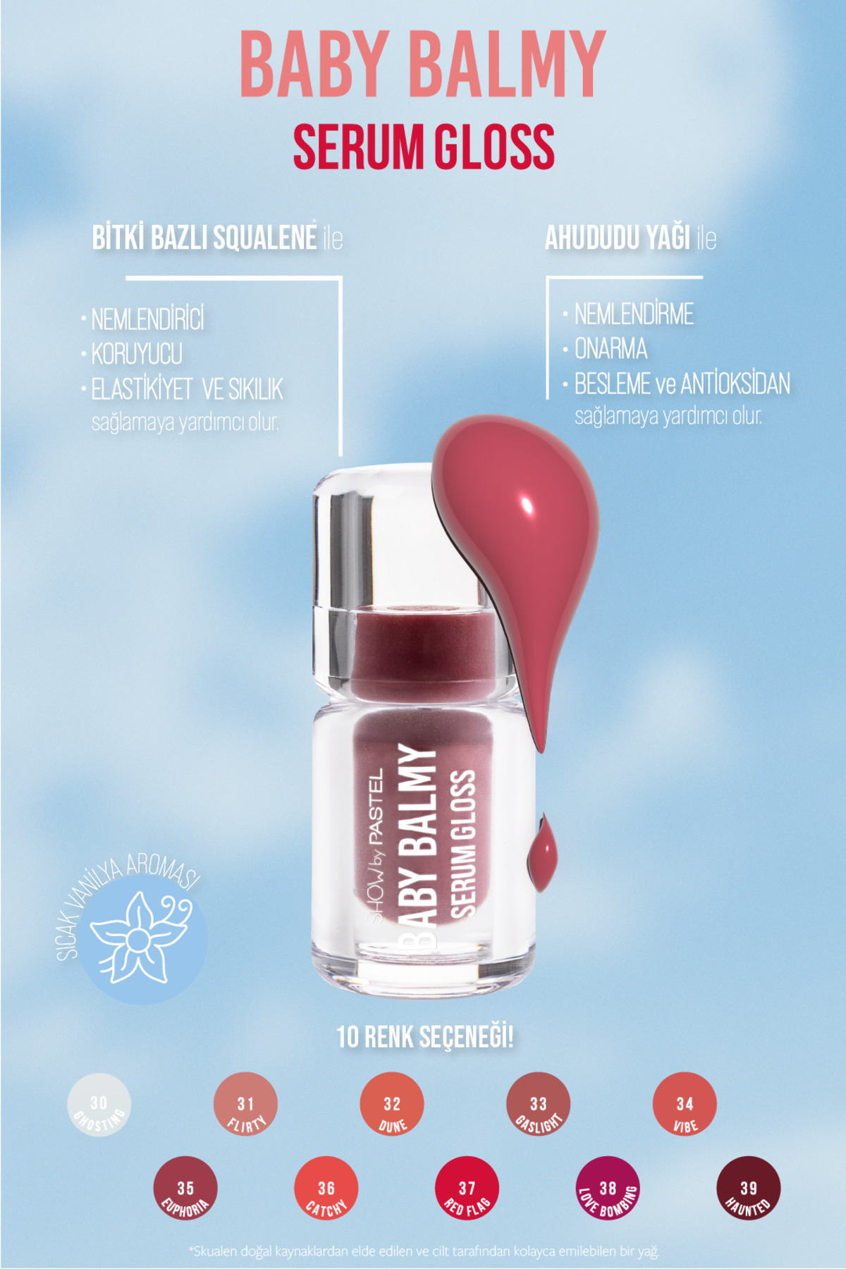 Baby Balmy Serum Gloss - Dudak Parlatıcısı Ve Dudak Bakımı 35 Euphoria - 3.2 ml