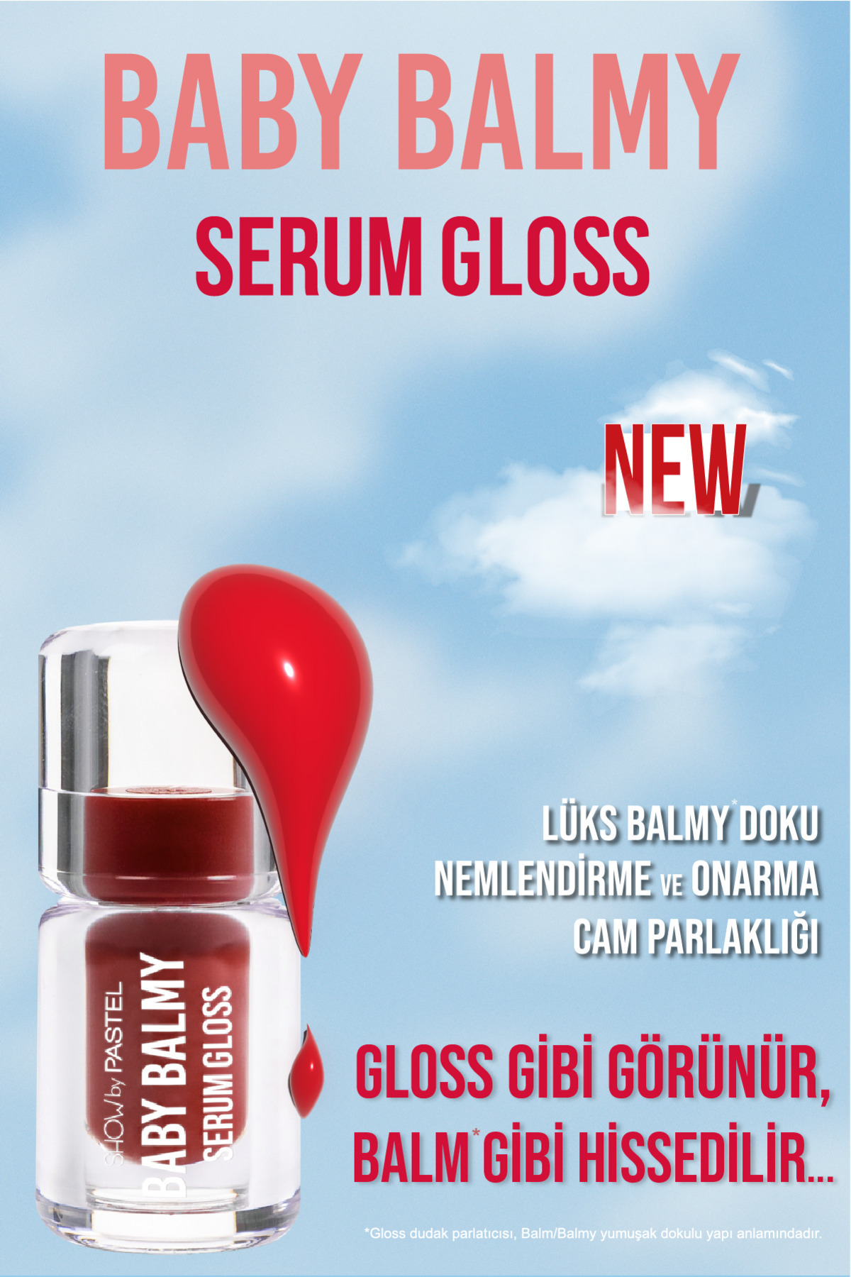 Baby Balmy Serum Gloss - Dudak Parlatıcısı Ve Dudak Bakımı 37 Red Flag - 3.2 ml