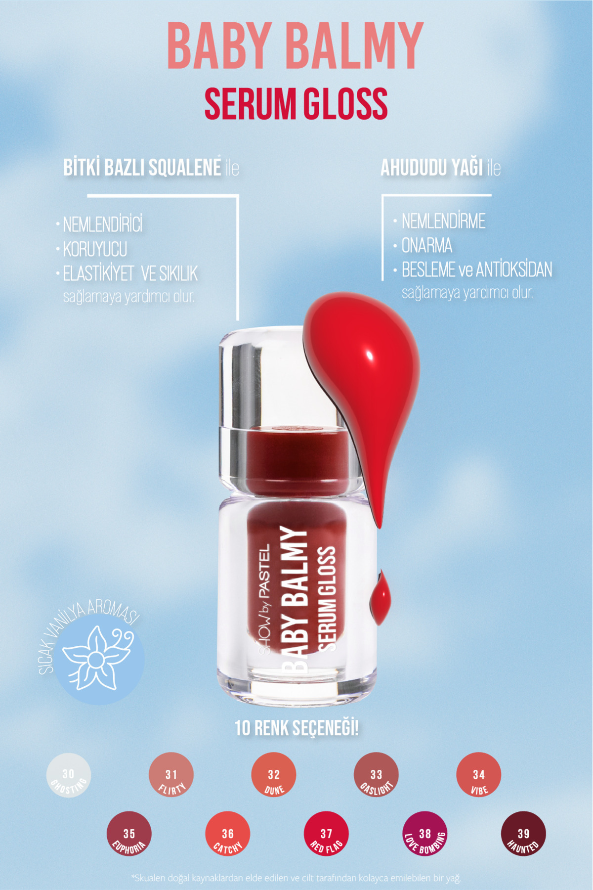 Baby Balmy Serum Gloss - Dudak Parlatıcısı Ve Dudak Bakımı 37 Red Flag - 3.2 ml