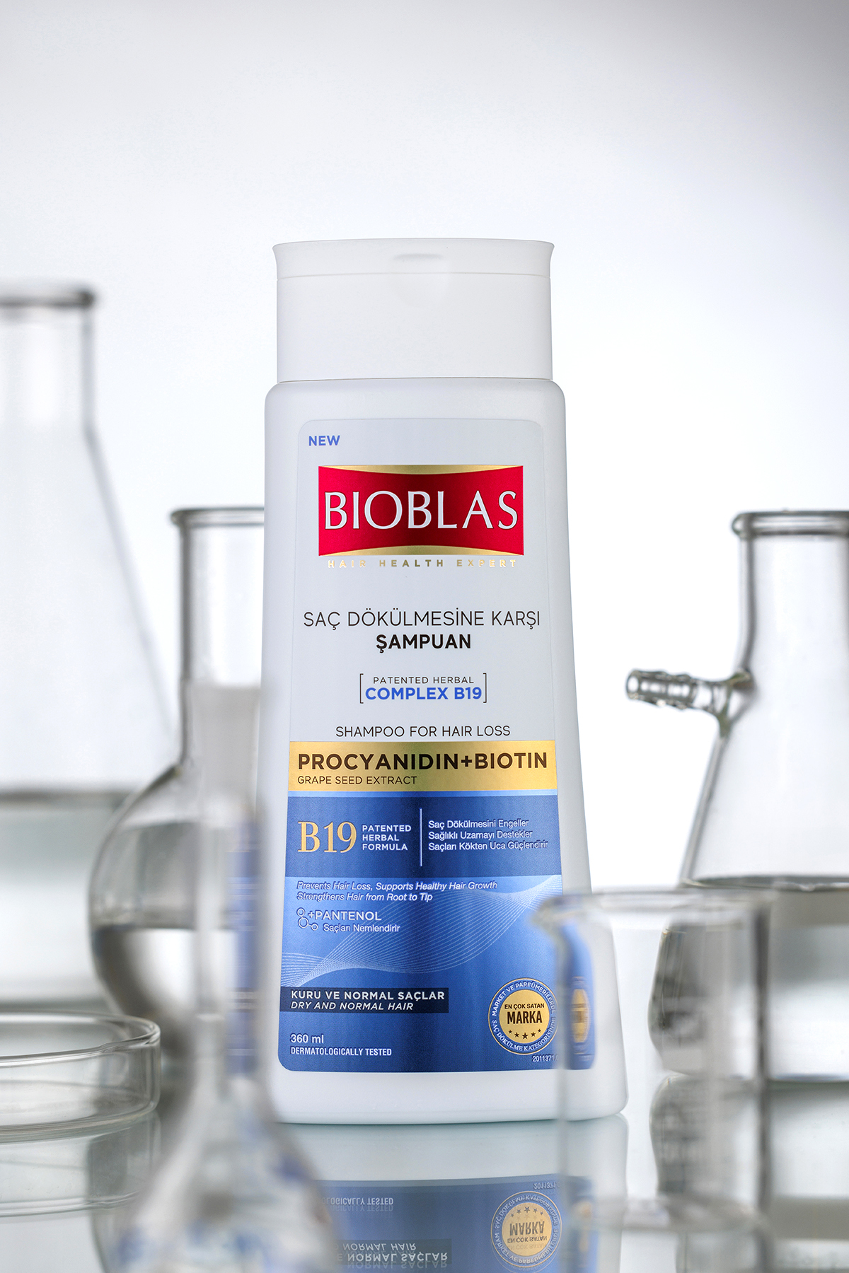 Procyanıdın & Biotin Dökülen Saçlar için Anti Stres Şampuanı 360 ml - Dökülme Karşıtı Şampuan