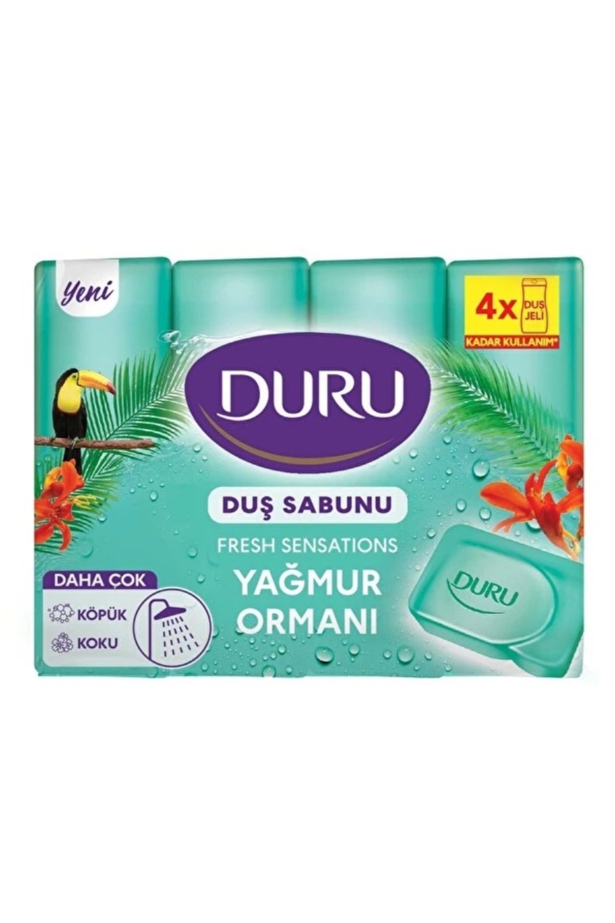 Fresh Sensations Yağmur Ormanı Duş Sabunu 4X150 g
