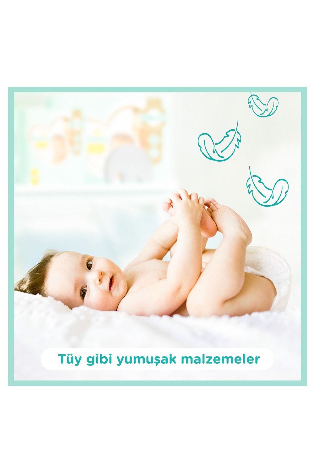 Bebek Bezi Premium Care 3 Beden 52 Adet Ekonomik Paket