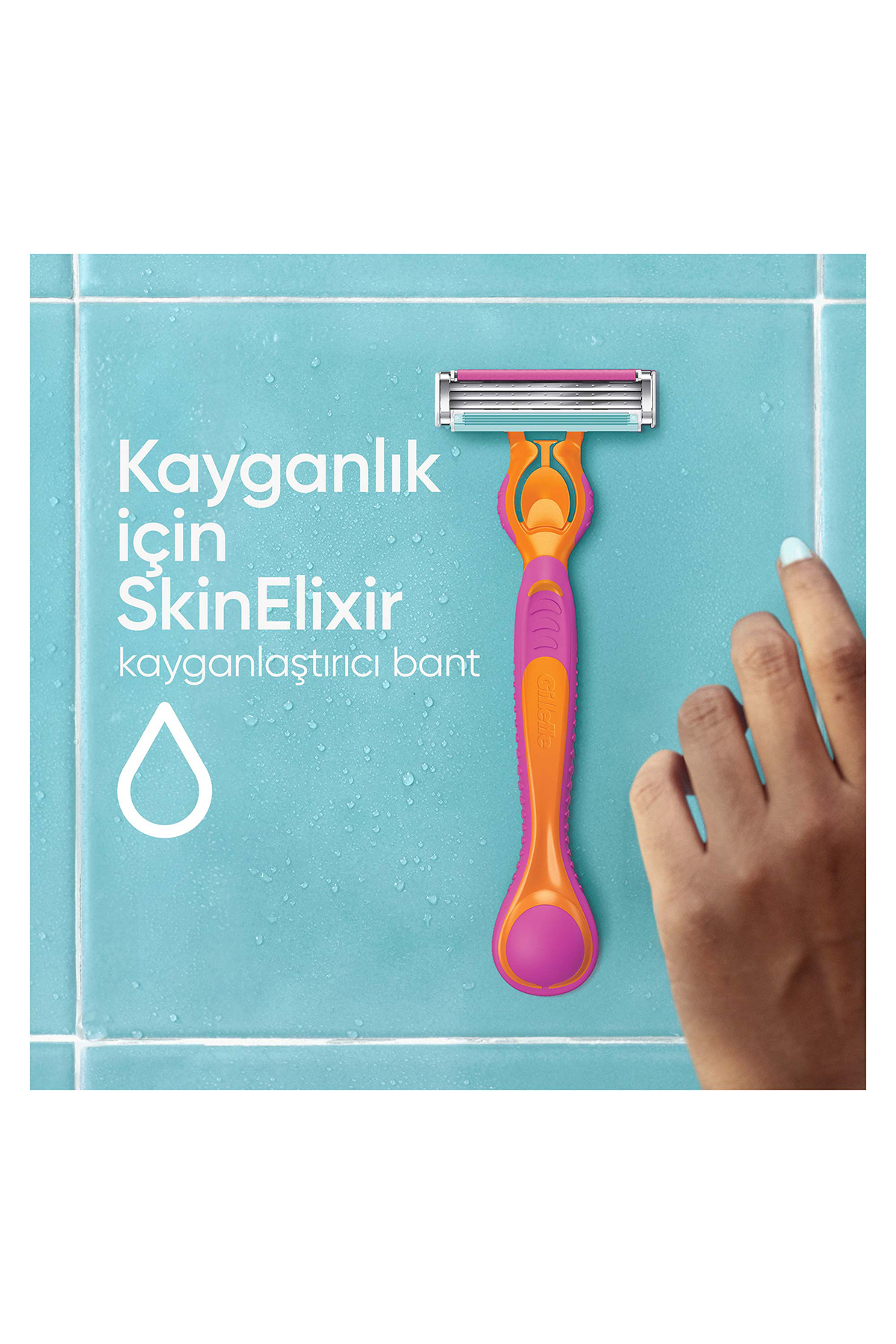 Simply Venus 3 Miami Tıraş Makinesi Gövdesi + 4 Bıçak