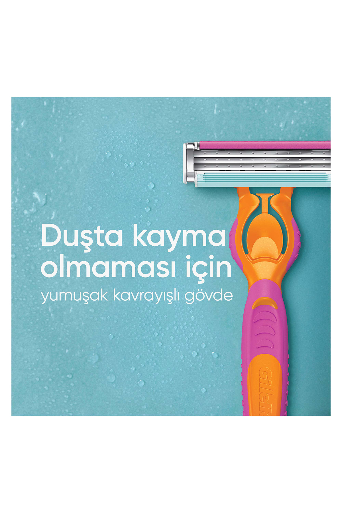 Simply Venus 3 Miami Tıraş Makinesi Gövdesi + 4 Bıçak