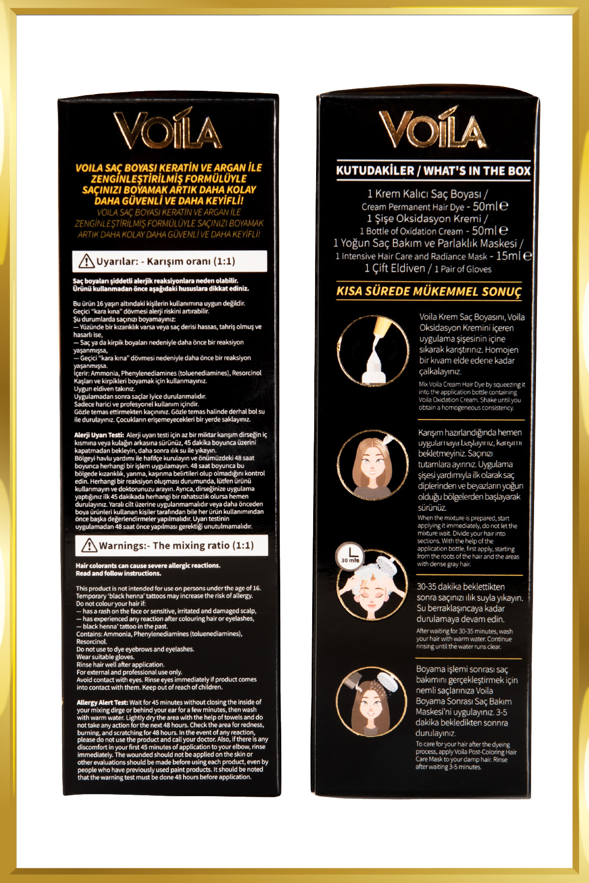 Kadın Besleyici Keratin Kalıcı Küllü Yoğun Kumral 6.1 Saç Boyası