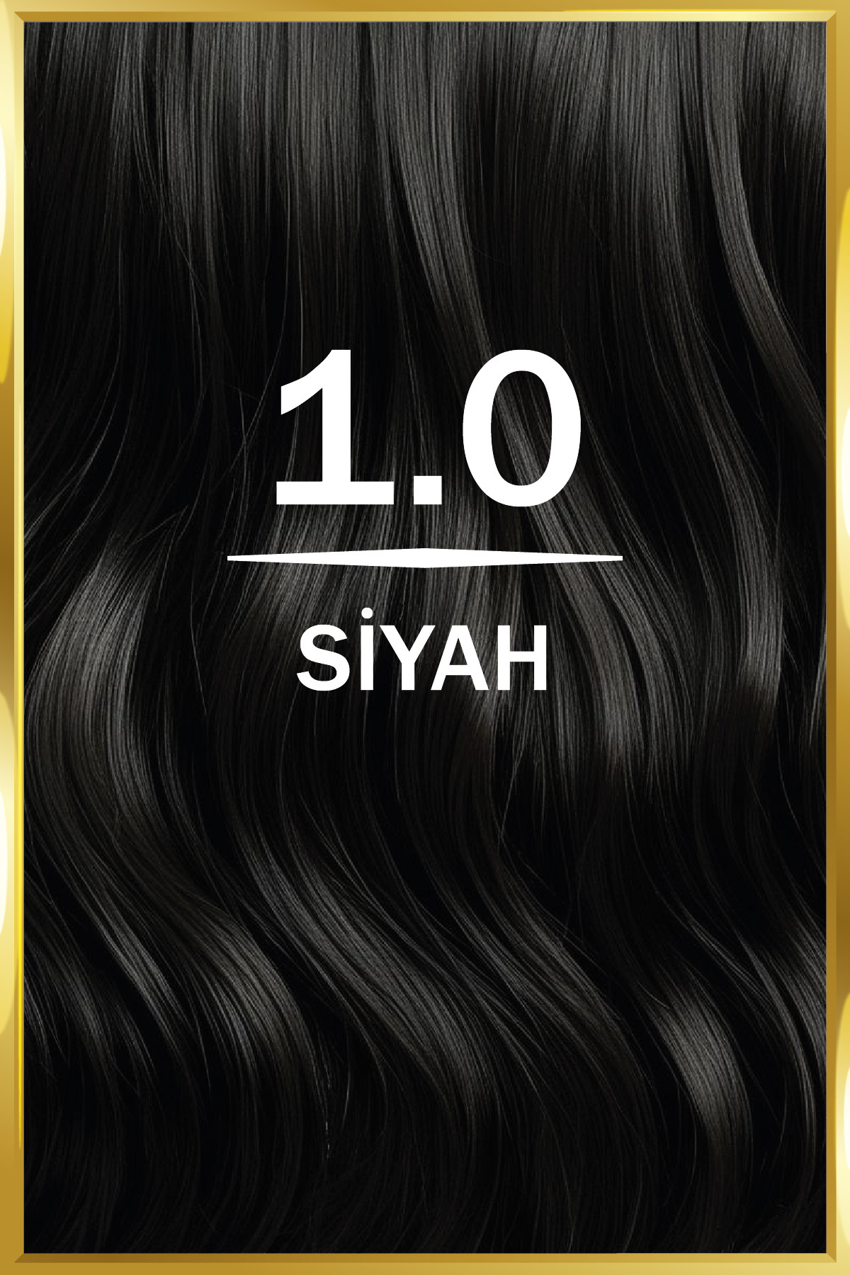 Kadın Besleyici Keratin Kalıcı Siyah 1.0 Saç Boyası