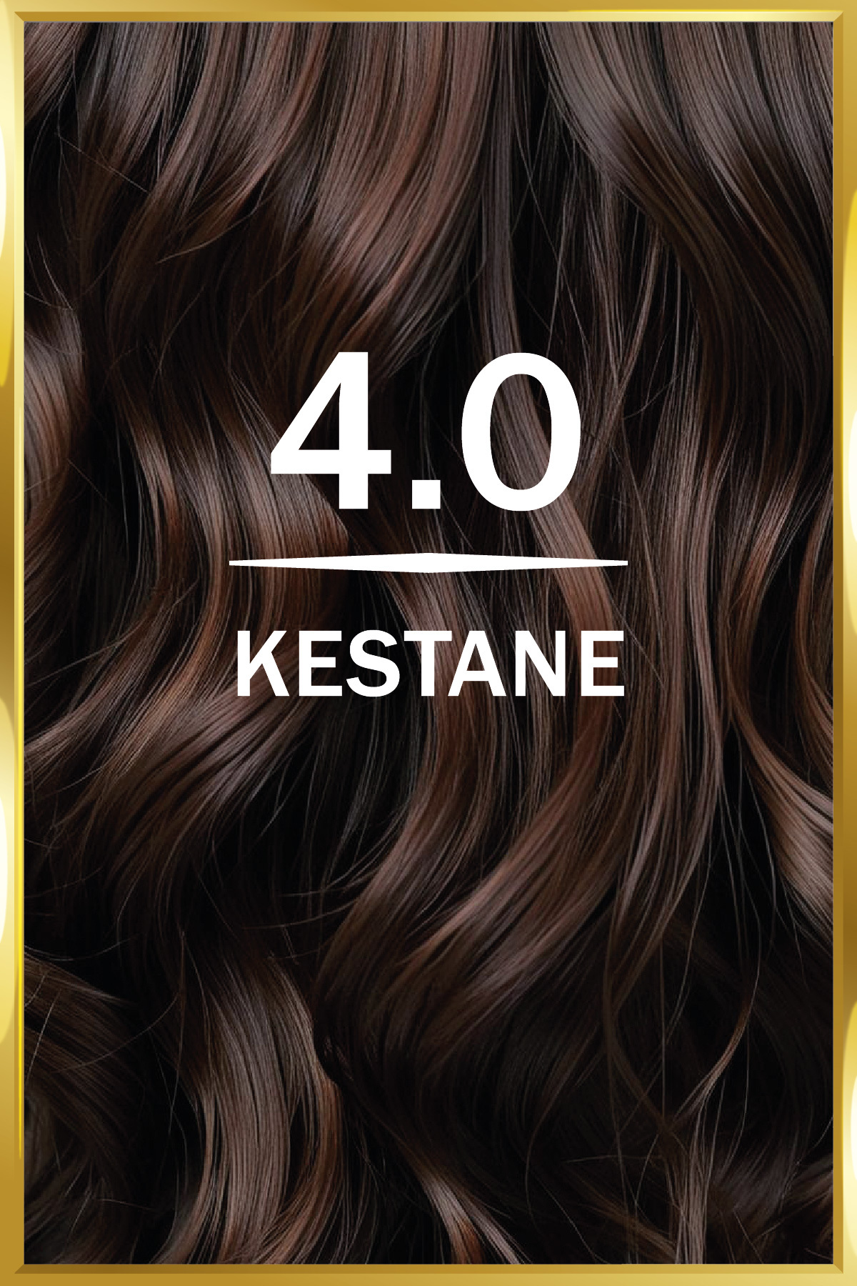 Kadın Besleyici Keratin Kalıcı Kestane 4.0 Saç Boyası