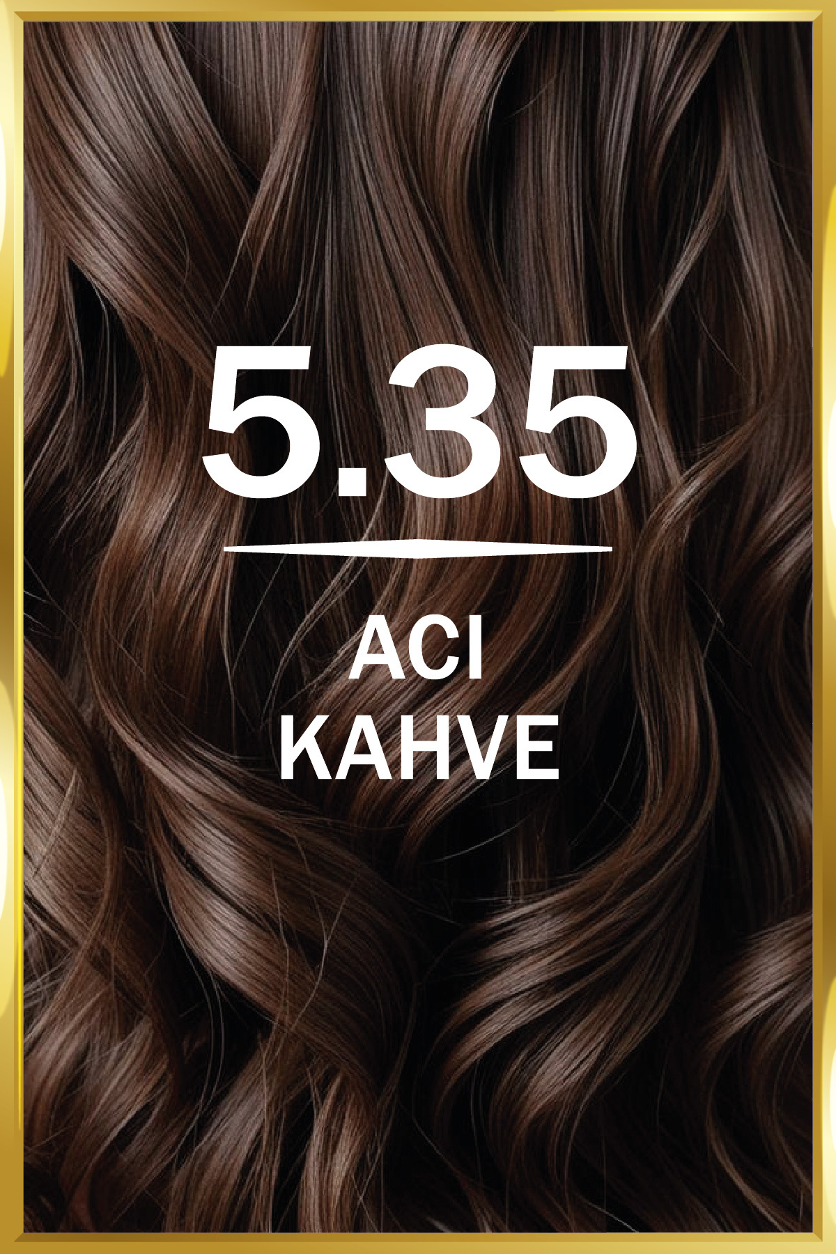 Kadın Besleyici Keratin Kalıcı Acı Kahve 5.35 Saç Boyası