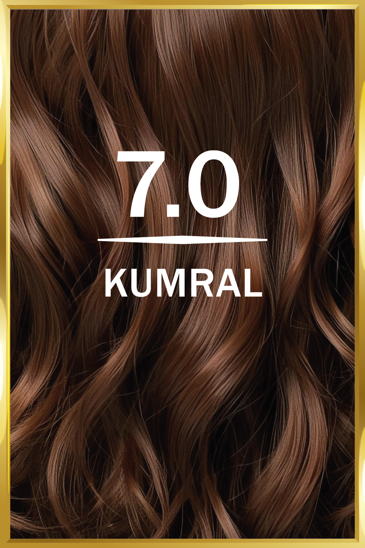 Kadın Besleyici Keratin Kalıcı Kumral 7.0 Saç Boyası
