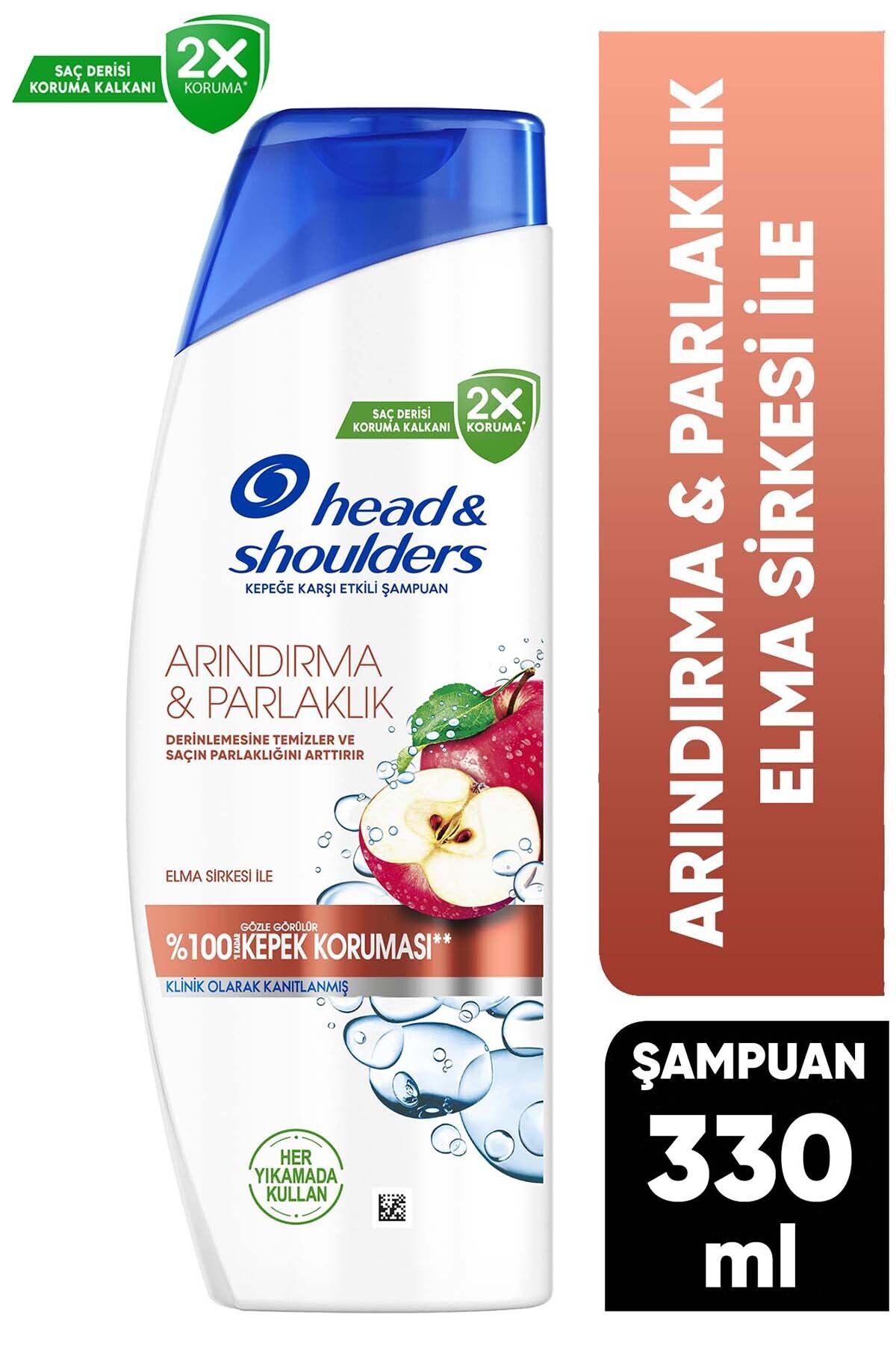Head And Shoulders Arındırma&Parlaklık Kepeğe Karşı Etkili Şampuan 330 ml