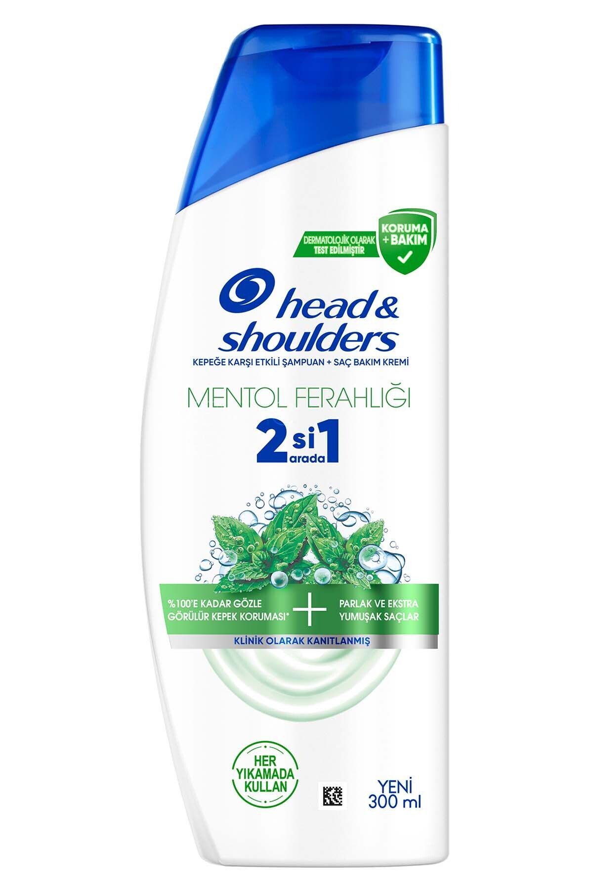 Head And Shoulders Mentol Ferahlığı 2si1 Arada Şampuan 300 ml