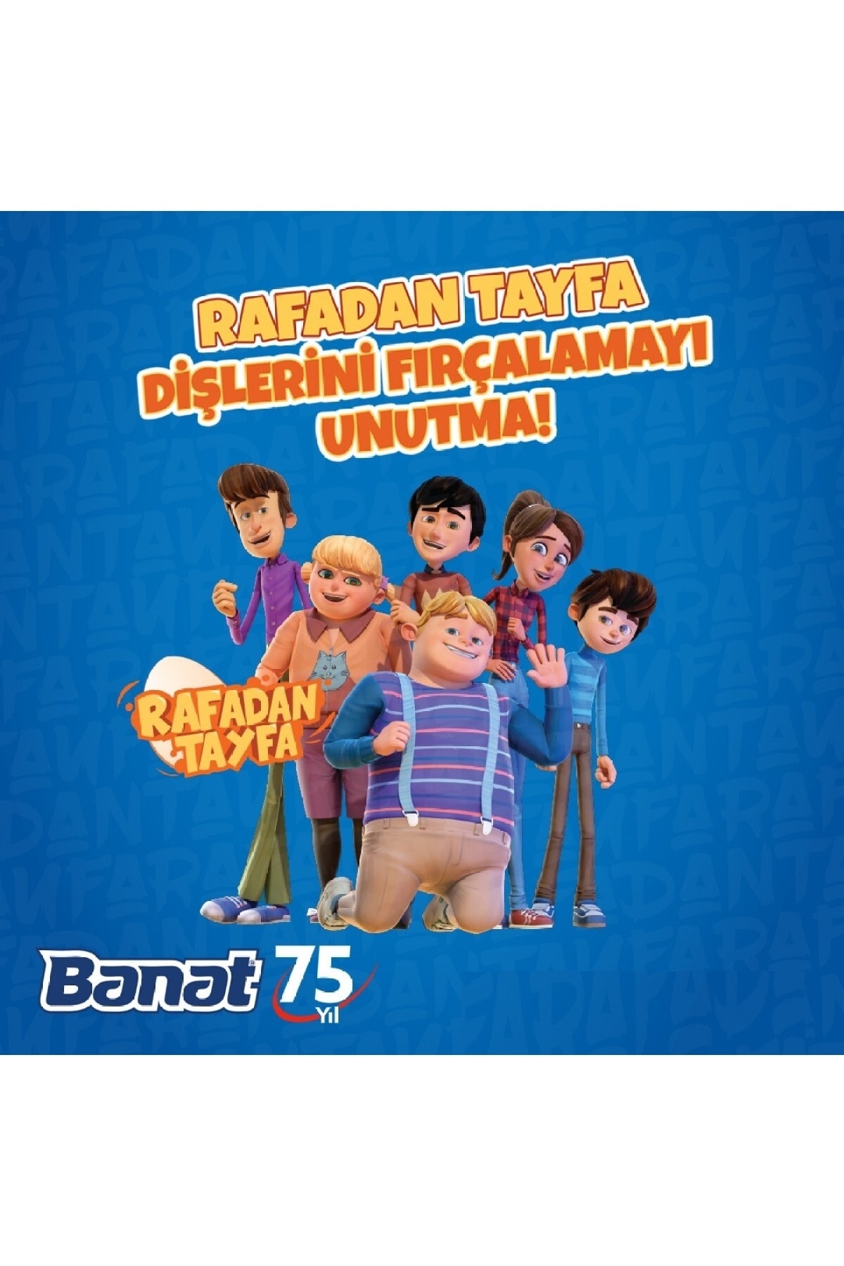 Rafadan Tayfa Vantuzlu Ayak Lisanslı Çocuk Diş Fırçası (mavi)