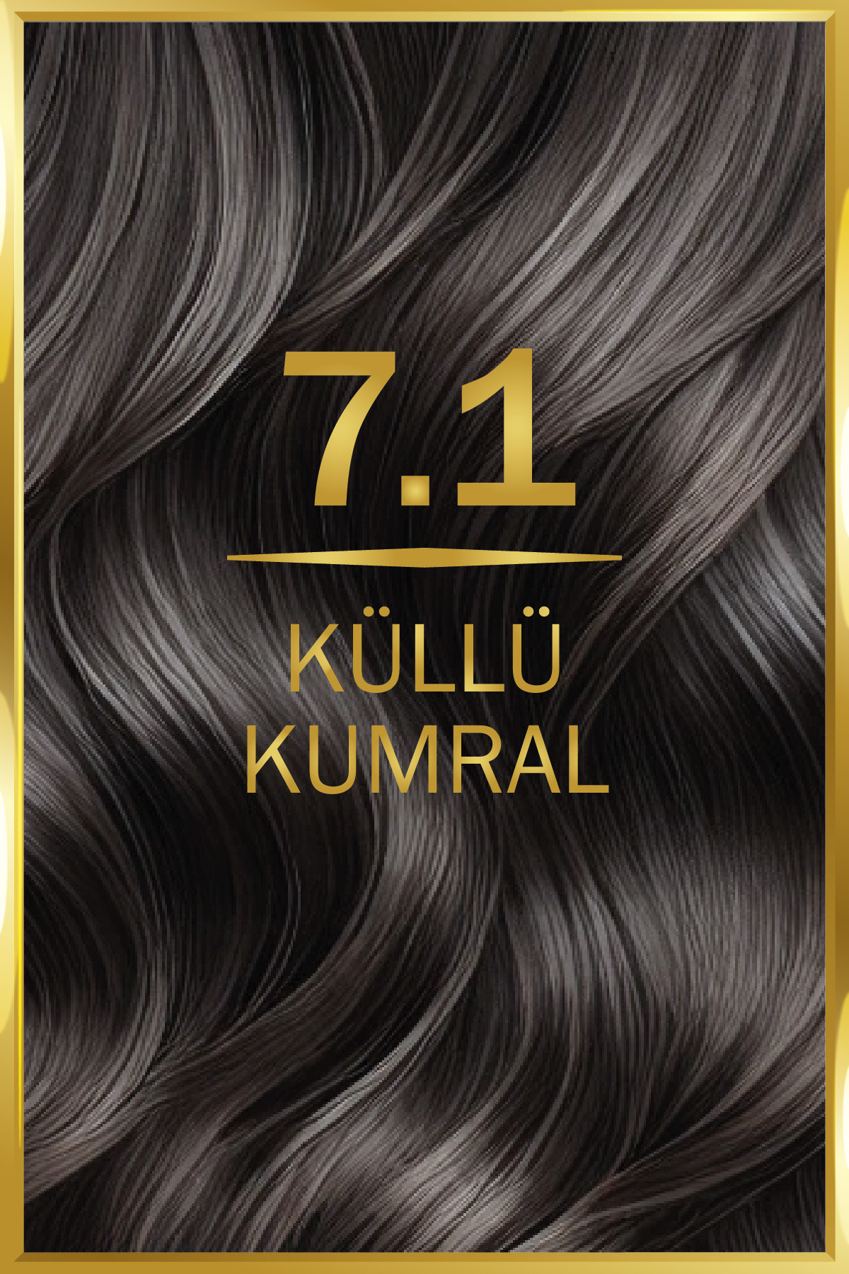 Kadın Besleyici Keratin Kalıcı Küllü Kumral 7.1 Saç Boyası