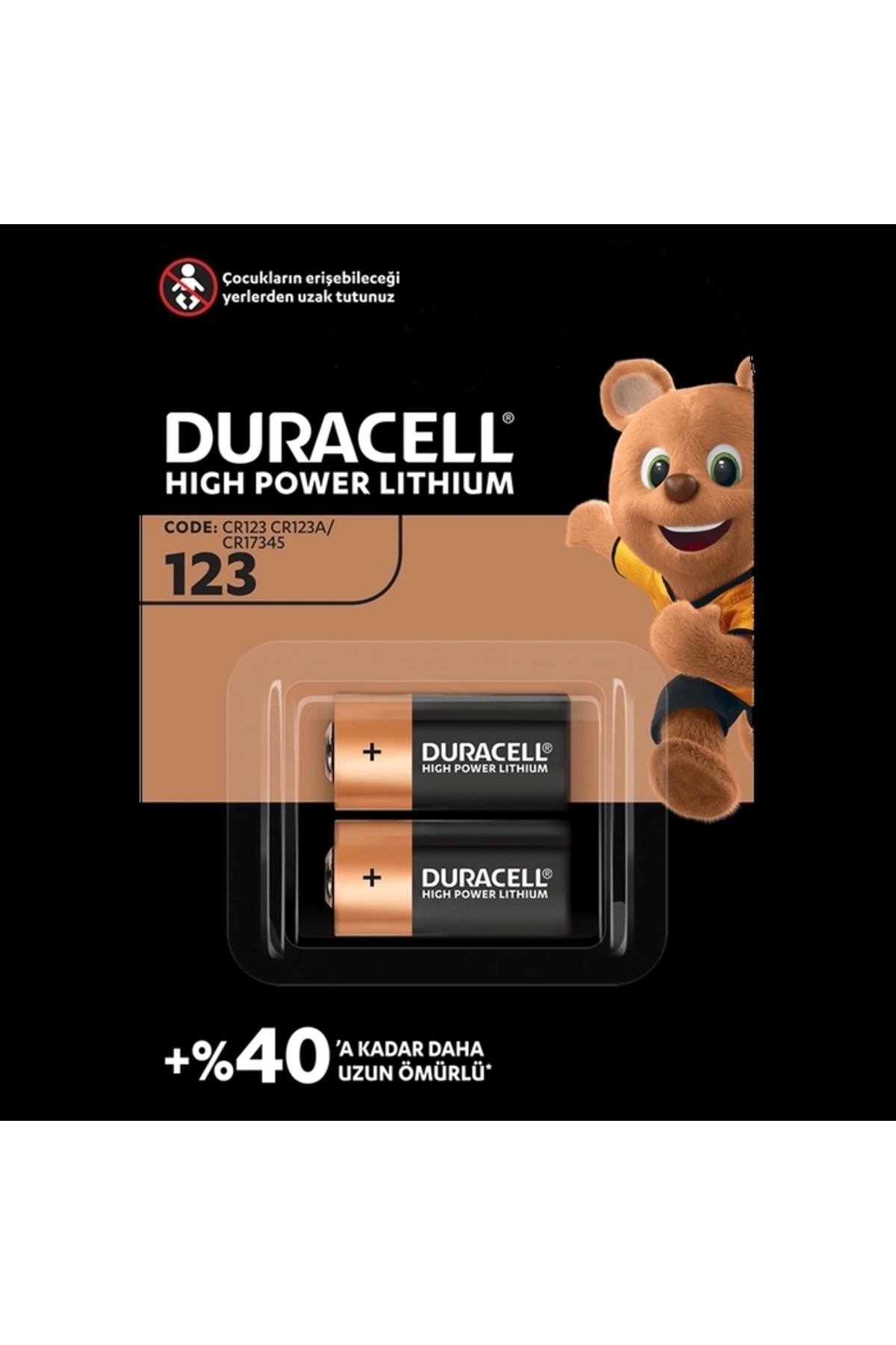 Ultra Lityum Cr123a 2li