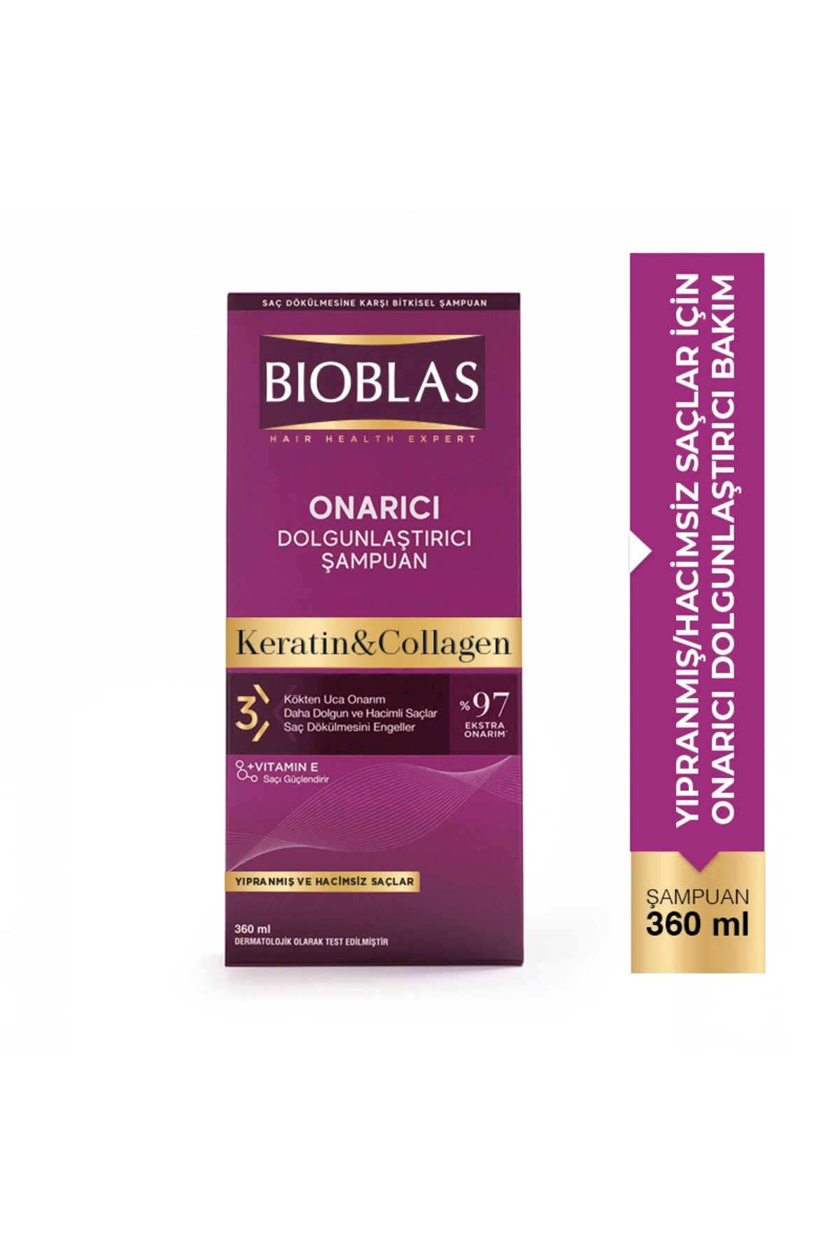 Collagen + Keratin Şampuan Hacim 360 Ml