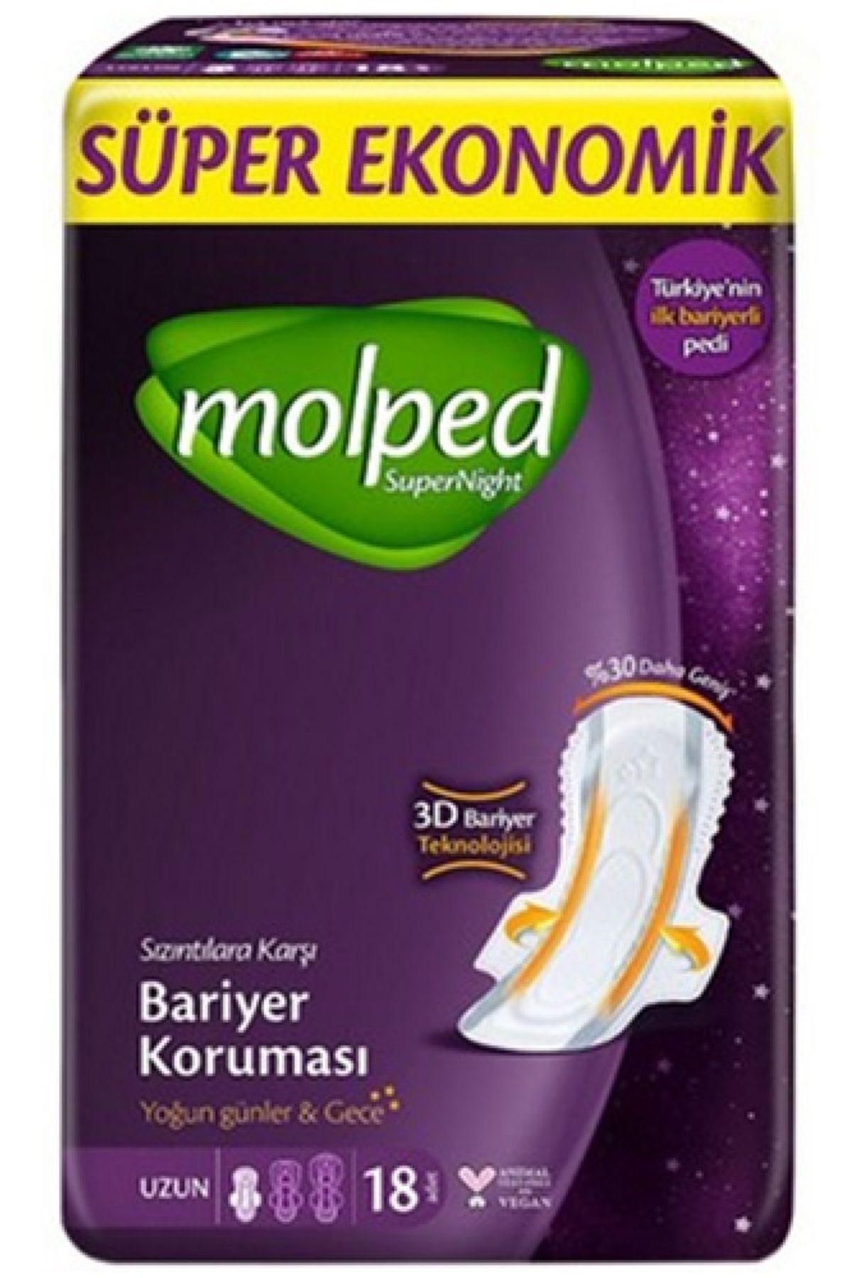 Süpernight Plus Uzun 18'li