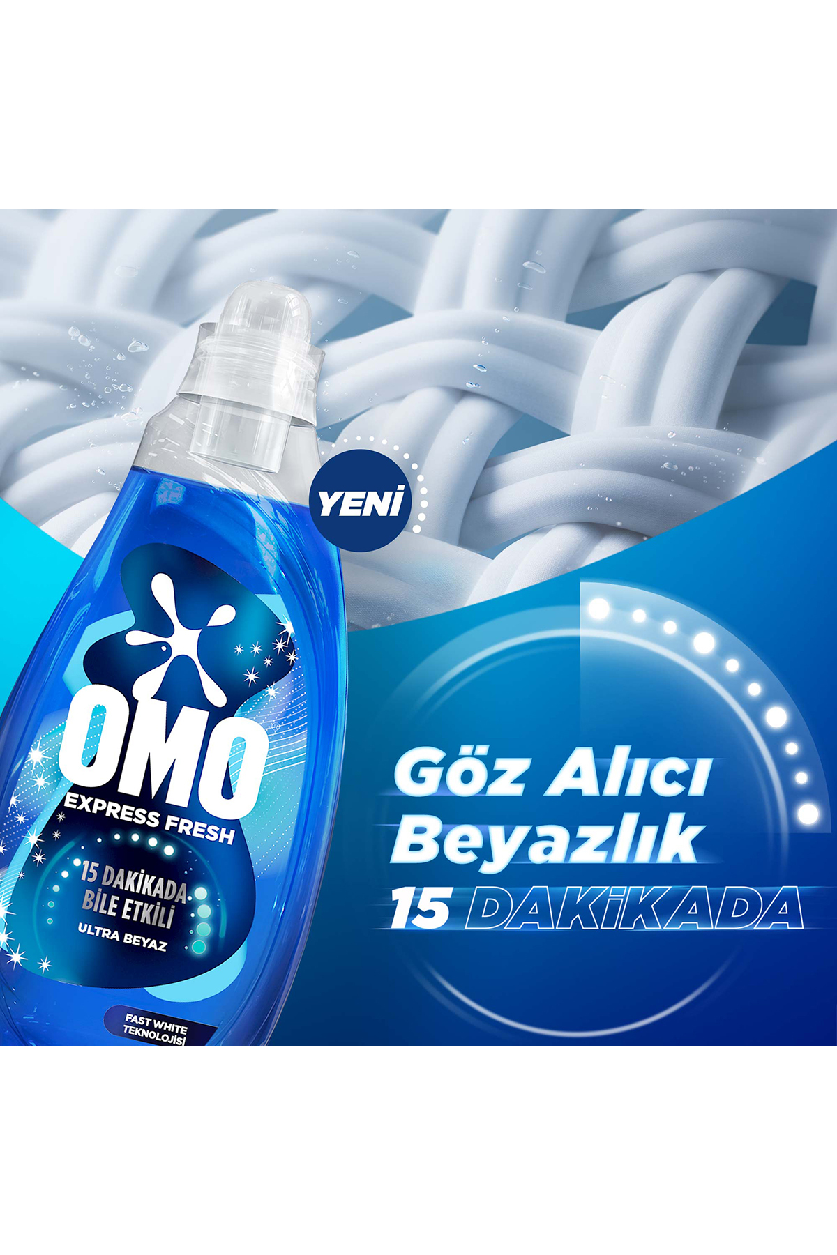 Express Fresh Ultra Beyaz Sıvı Çamaşır Deterjanı 1480 ml x1