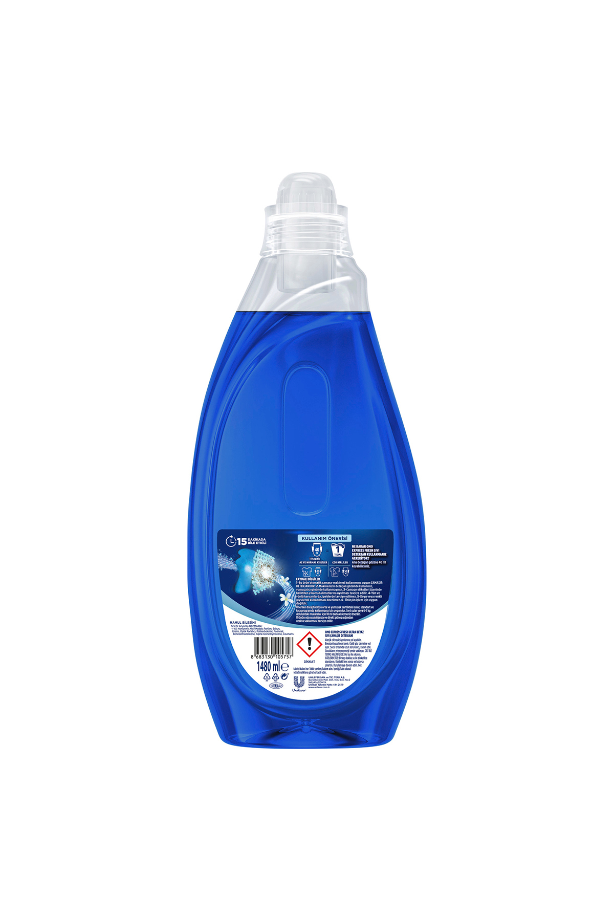 Express Fresh Ultra Beyaz Sıvı Çamaşır Deterjanı 1480 ml x1