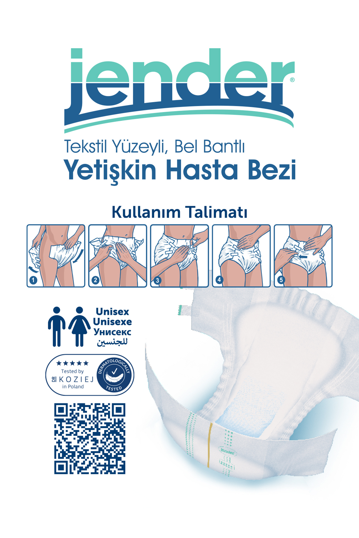 All Fit XS Bel Bantlı Bez - Bebek ve Yetişkinlere Özel Beden 30'lu