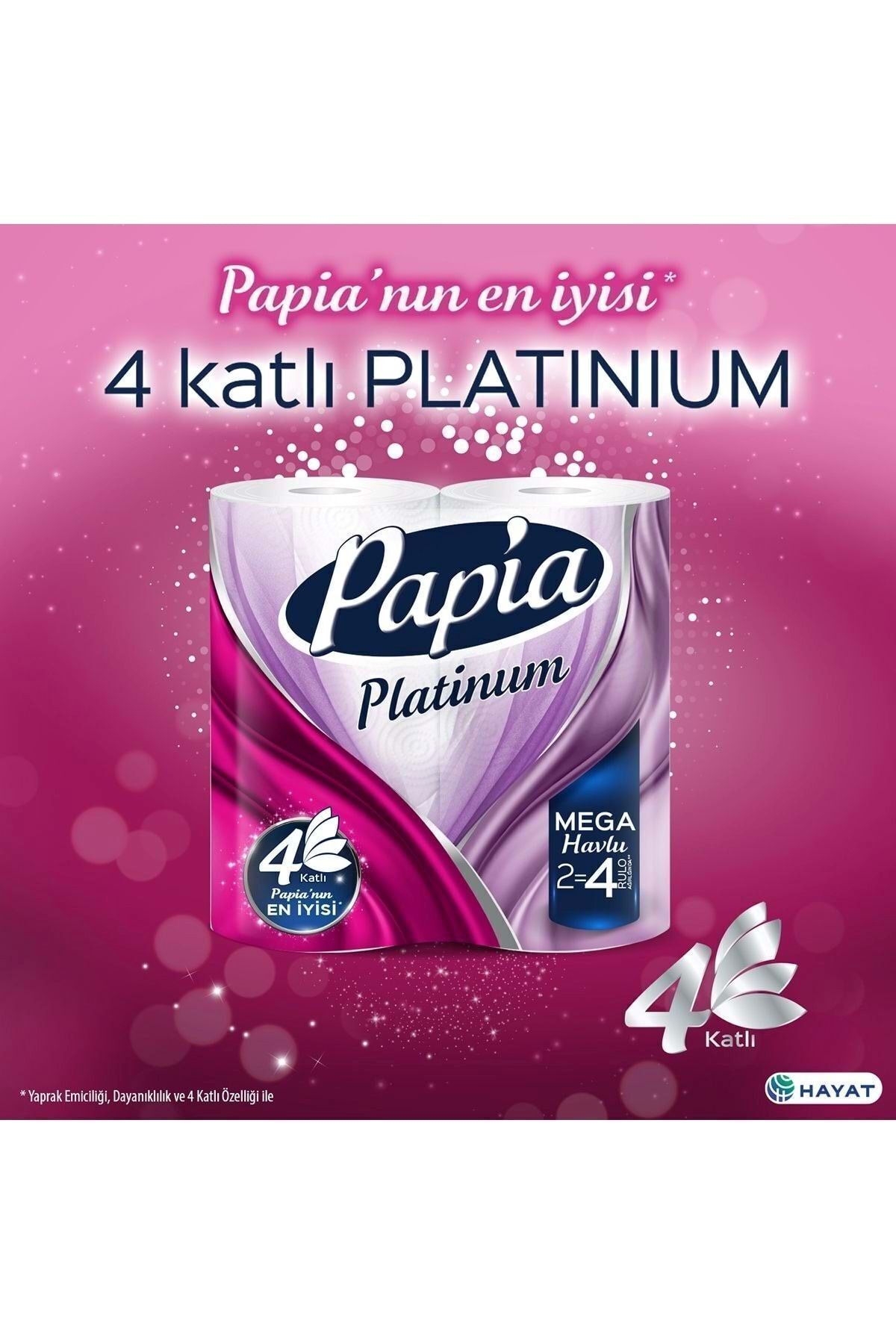 Platinum Jumbo Kağıt Havlu Dev Rulo 2 = 4 Rolls