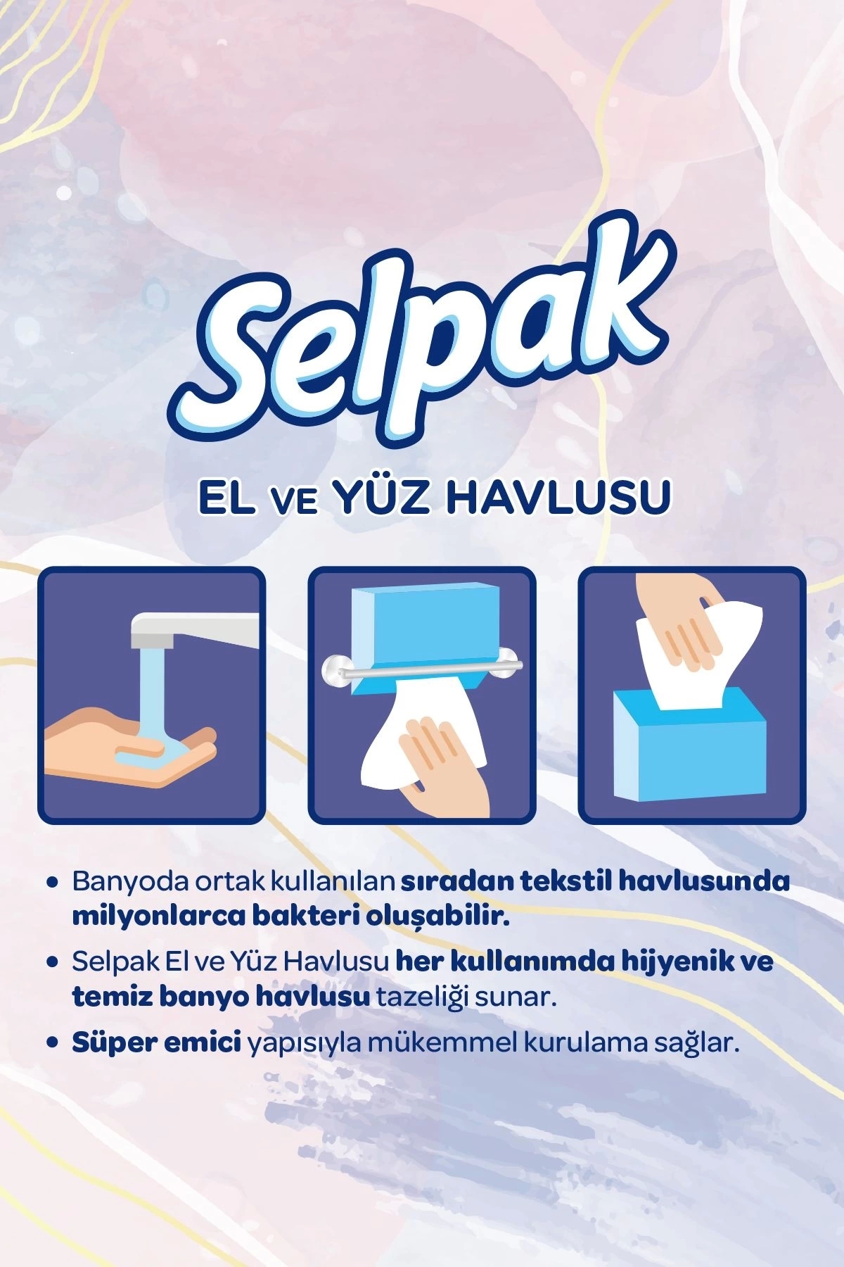 ® El Ve Yüz Havlusu 80 Yaprak