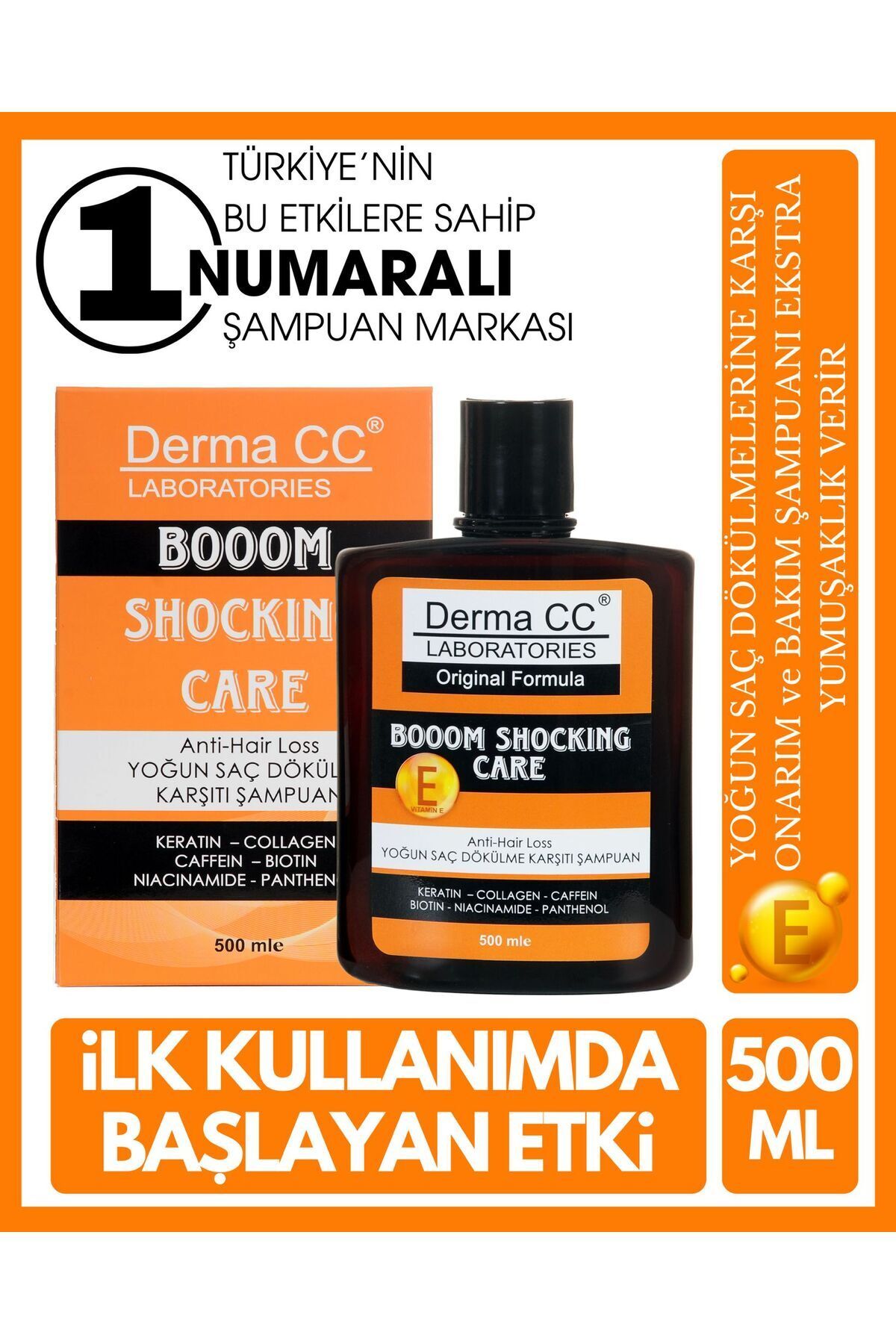 Derma CC Şamp Boom Shocking Şampuan 500 Ml