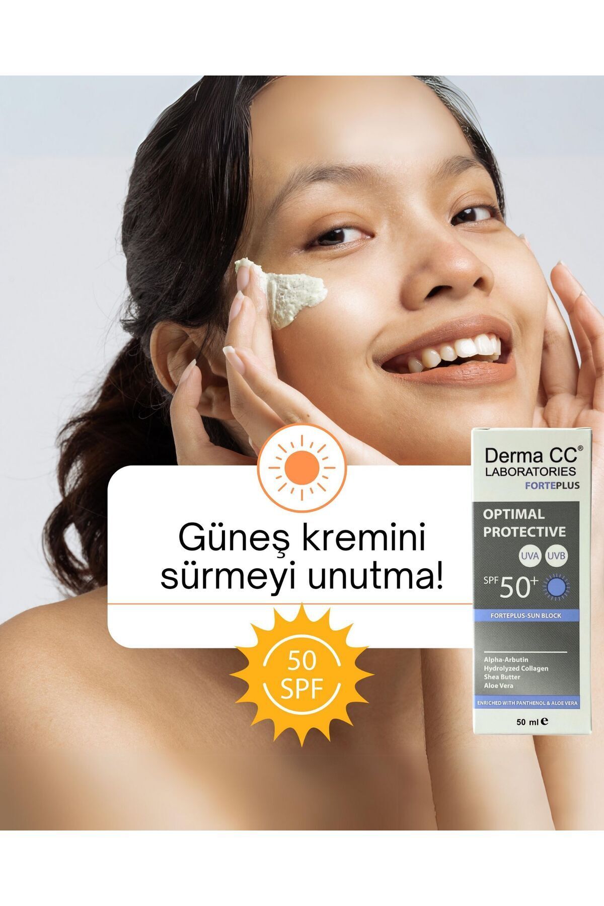 Derma CC Forteplus Güneş Kremi 50 Spf 50 Ml