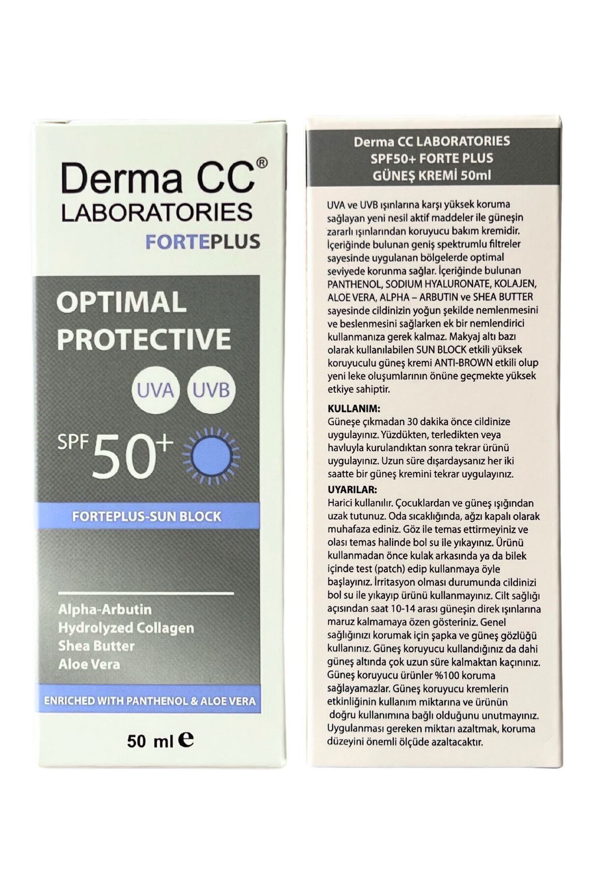 Derma CC Forteplus Güneş Kremi 50 Spf 50 Ml